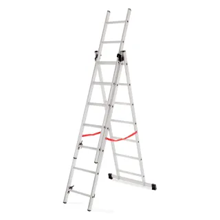 Алуминиева многофункционална стълба AWTools AW23078/ 3х6