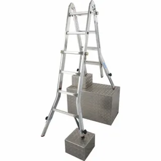 Алуминиева телескопична стълба KRAUSE TeleVario 4+4