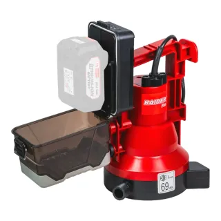 Акумулаторна потопяема помпа за вода Raider RDP-CWP20 Solo R20/ 20V