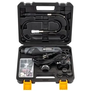 Мини прав шлайф Powermat PM-MST-200T + 180 бр. аксесоари/ 200W