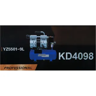 Безмаслен компресор KraftDele KD4098/ 550W/ 230V/ 9л Безмаслен компресор KraftDele KD4098/ 550W/ 230V/ 9л