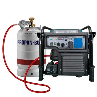 Комбиниран инверторен генератор газ/бензин KOENNER-SOEHNEN KS 6500iEG/ 6,5kW/ 230V/ 17л