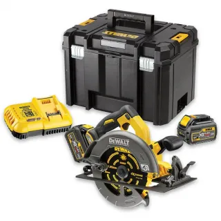 Акумулаторен ръчен циркуляр DeWALT DCS576T2, 54 V, ф 190 мм