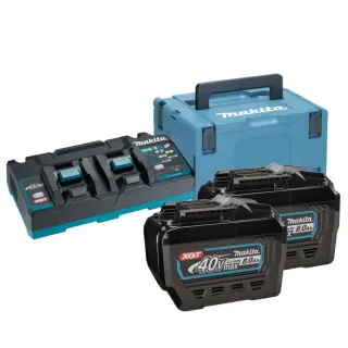 Комплект батерии и зарядно Makita PSKGPL2J/ 40 V/ 2x8 Ah Комплект батерии и зарядно Makita PSKGPL2J/ 40 V/ 2x8 Ah
