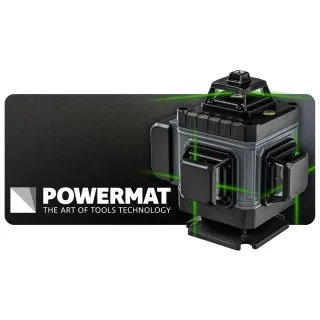Лазерен нивелир със зелен лъч Powermat PM-PLK-4DM1/ 40 м