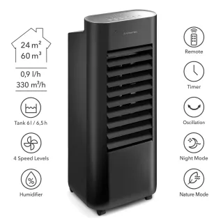 Мобилен овлажнител, вентилатор и охладител TROTEC PAE 22/ 60W Мобилен овлажнител, вентилатор и охладител TROTEC PAE 22/ 60W