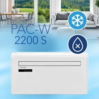 Стенен климатик WiFi TROTEC PAC-W 2200 S / с дистанционно/ 800W/ 2200W Стенен климатик WiFi TROTEC PAC-W 2200 S / с дистанционно/ 800W/ 2200W