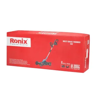 Акумулаторен тример Ronix 8662/ 20V/ 2x4Ah