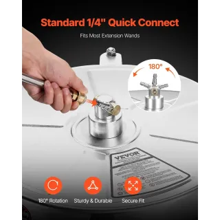 Почистваща машина за повърхности под налягане VEVOR QD-XDP15