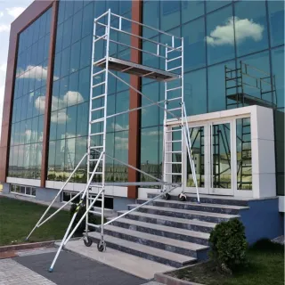 Професионално мобилно алуминиево скеле CONDOR ProTUBE S4/ 4,1 м