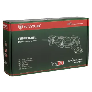 Акумулаторен саблен трион STATUS RS800BL/ 20 V/ 4Ah Акумулаторен саблен трион STATUS RS800BL/ 20 V/ 4Ah