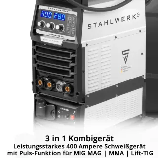 Заваръчен апарат STAHLWERK MIG MAG 400 Pro/ 400V/ 400A