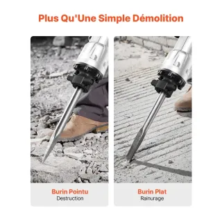 Електрически къртач VEVOR JH-65/ 3500W