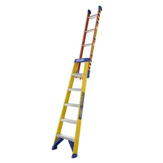 Многофункционална fiberglass стълба 3 в 1 Werner Lean Safe X3