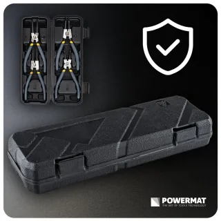 Комплект зегер клещи Powermat PM-SEG-7/ 4 части Комплект зегер клещи Powermat PM-SEG-7/ 4 части