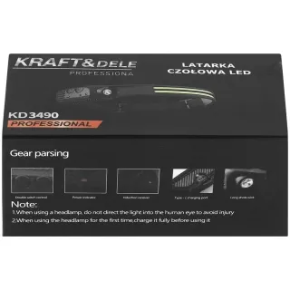 LED челник KraftDele KD3490/ 1200 mAh LED челник KraftDele KD3490/ 1200 mAh