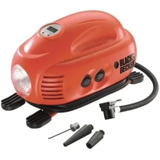 Портативен компресор Black&Decker ASI200 12 V, 8.3 bar