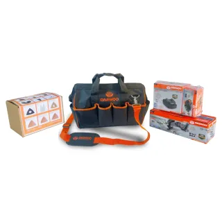 Комплект акумулаторен мултишлайф + START PACK LI-1 + аксесоари + чанта Daewoo COMBO DW2/ 20V/2Ah