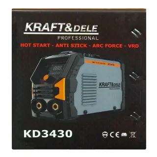 Инверторен заваръчен апарат KraftDele KD3430/ 330A Инверторен заваръчен апарат KraftDele KD3430/ 330A