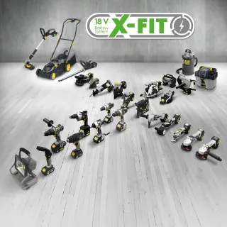 Акумулаторен орбитален шлайф Fartools XF-ORBITAL2 + XF-KIT 15 / 18V/ 1.5Ah