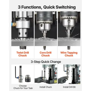 Магнитна бормашина VEVOR J1CD-60D/ 1500W