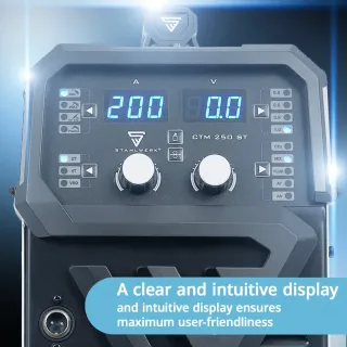 Комбиниран заваръчен апарат TIG + MIG/MAG + MMA/ARC + CUT STAHLWERK CTM-250 ST/ 200A