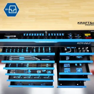 Количка с инструменти KraftDele KD1062/ 501 части