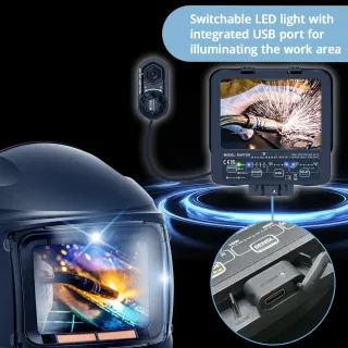 Автоматична заваръчна маска STAHLWERK RAPTOR 3-in-1