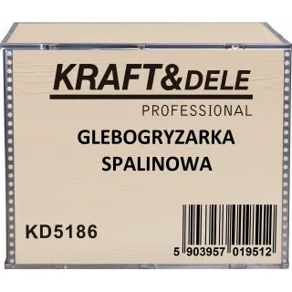 Бензинова мотофреза + аксесоари KraftDele KD5186/ 10 к.с./ 600 мм Бензинова мотофреза + аксесоари KraftDele KD5186/ 10 к.с./ 600 мм