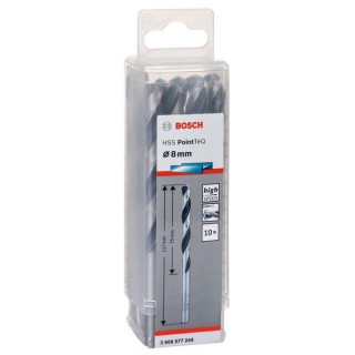 Свредло HSS за метал PoinTec 8.0 mm на Bosch комплект 10 бр.