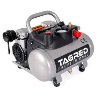 Безмаслен двубутален компресор TAGRED TA380 PRO/ 1100W/ 230V/ 6л Безмаслен двубутален компресор TAGRED TA380 PRO/ 1100W/ 230V/ 6л