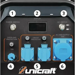 Преносима станция за захранване UNICRAFT PPS 3600 M/ 3.6kW