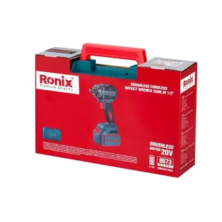 Акумулаторен ударен гайковерт Ronix 8673/ 20V/ 2x4Ah