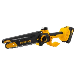 Акумулаторен мини верижен трион ROTOR RBS-82/ 20V/2х2Ah