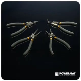 Комплект зегер клещи Powermat PM-SEG-7/ 4 части Комплект зегер клещи Powermat PM-SEG-7/ 4 части