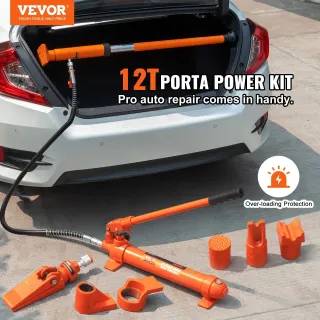 Комплект за ремонт на автомобилни каросерии VEVOR Porta Power Kit/ 12 т Комплект за ремонт на автомобилни каросерии VEVOR Porta Power Kit/ 12 т