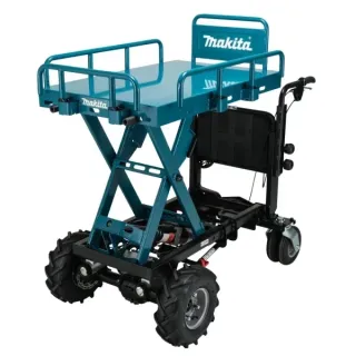 Комплект акумулаторна количка + батерии и зарядно в куфар Makita DCU601Z/ 18+18V/ 4x5Ah