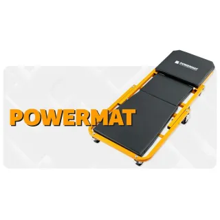 Автомонтьорска лежанка и стол 2 в 1 Powermat PM-LWS-150T/ 150 кг