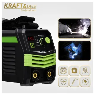 Инверторен заваръчен апарат KraftDele KD1781/ 330A