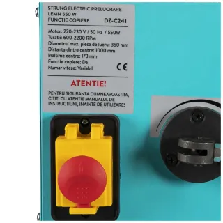 Електрическият струг за дърво Detoolz DZ-C241/ 550W Електрическият струг за дърво Detoolz DZ-C241/ 550W