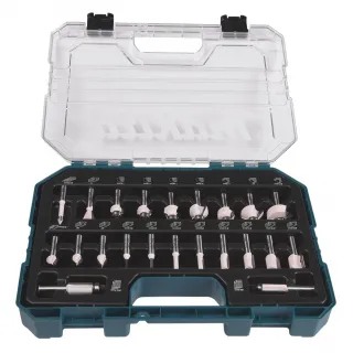 Комплект фрезери за дърво Makita D-74778/ 22 бр.