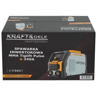Инверторен заваръчен апарат KraftDele KD3431/ 340A Инверторен заваръчен апарат KraftDele KD3431/ 340A