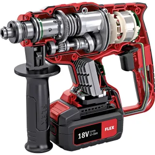 Акумулаторен перфоратор FLEX CHE 18.0-EC C/ 18V/ 1.7J