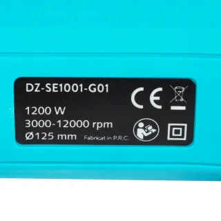 Електрически ъглошлайф Detoolz DZ-SE1001-G01/ 1200W/ 125 мм