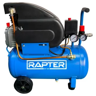 Бутален компресор за въздух Rapter RRHQ AC24D/ 1.5 kW/ 24л