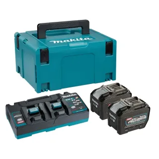 Комплект батерии и зарядно Makita PSKGPL2J/ 40 V/ 2x8 Ah