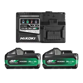 Комплект акумулаторни батерии и зарядно HiKOKI - Hitachi UC18YSL3-WJZ/ 36/18 V/ 4/8 Ah