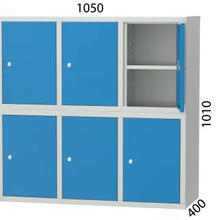 Гардероб с 6 отделения KOCEL - 6061