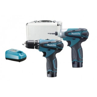 Комплект акумулаторни винтоверти Makita LCT204