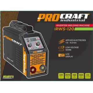 Инверторен електрожен Procraft industrial RWS-120, 230V